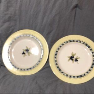 Royal Doulton  - Salad Plates:  set of 2 “Carmina” design 1999. Like new con…